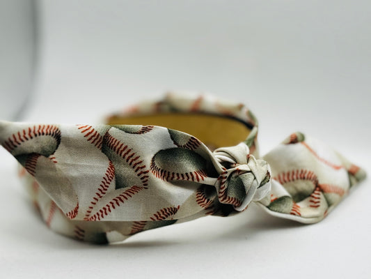 BASEBALL BOW HEADBAND